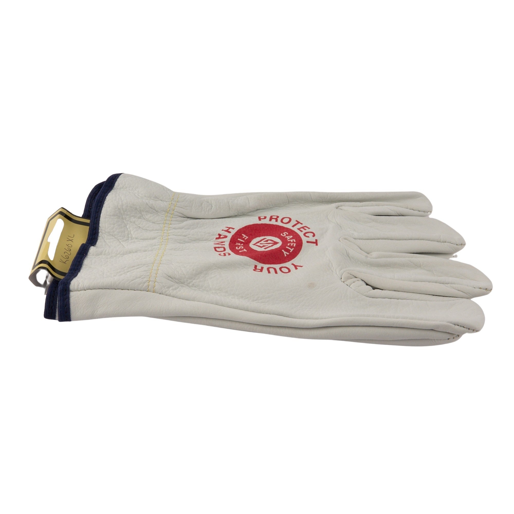Elastic Back Cowhide Gloves Xl (N)