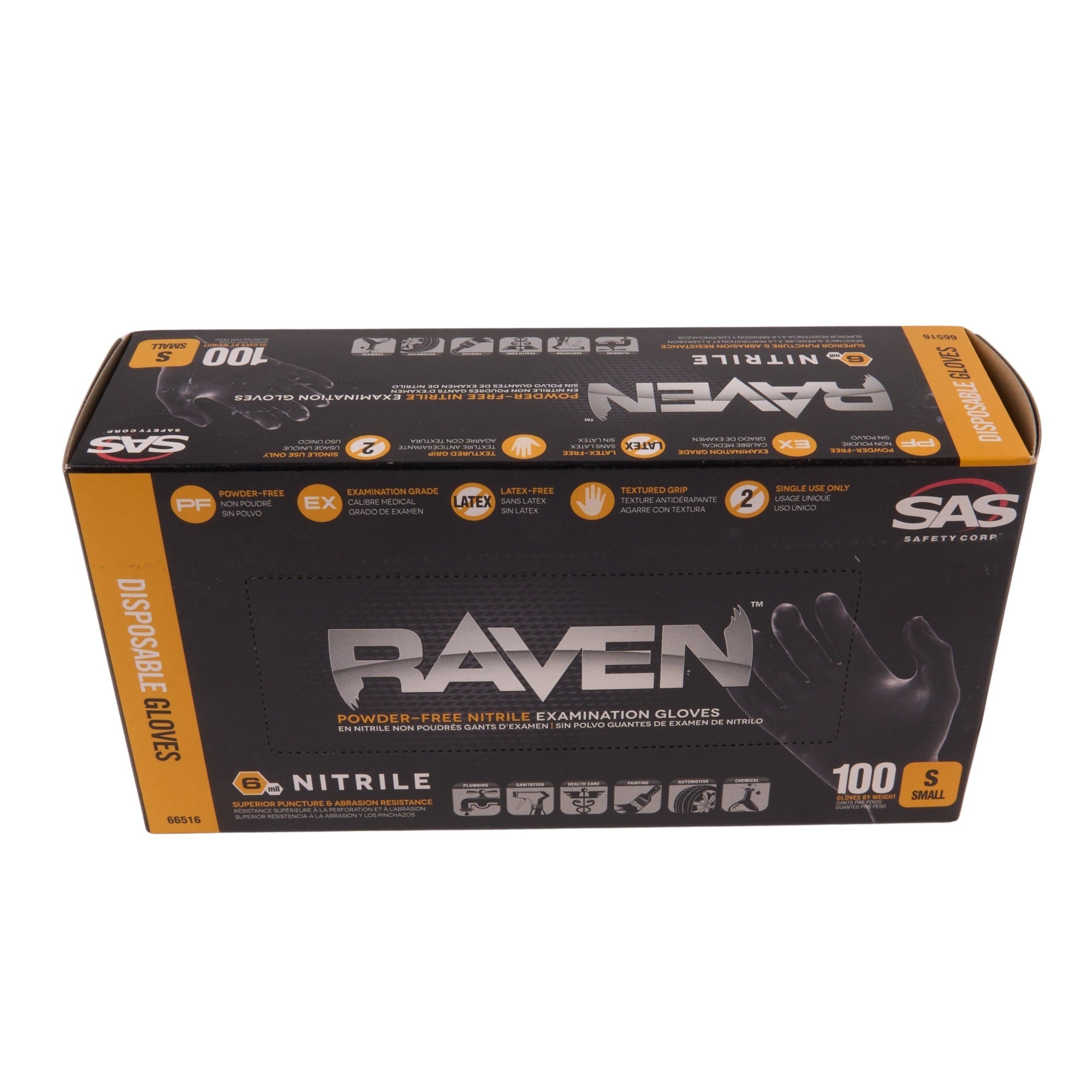 Raven Powder-Free Nitrile Glove - Small
