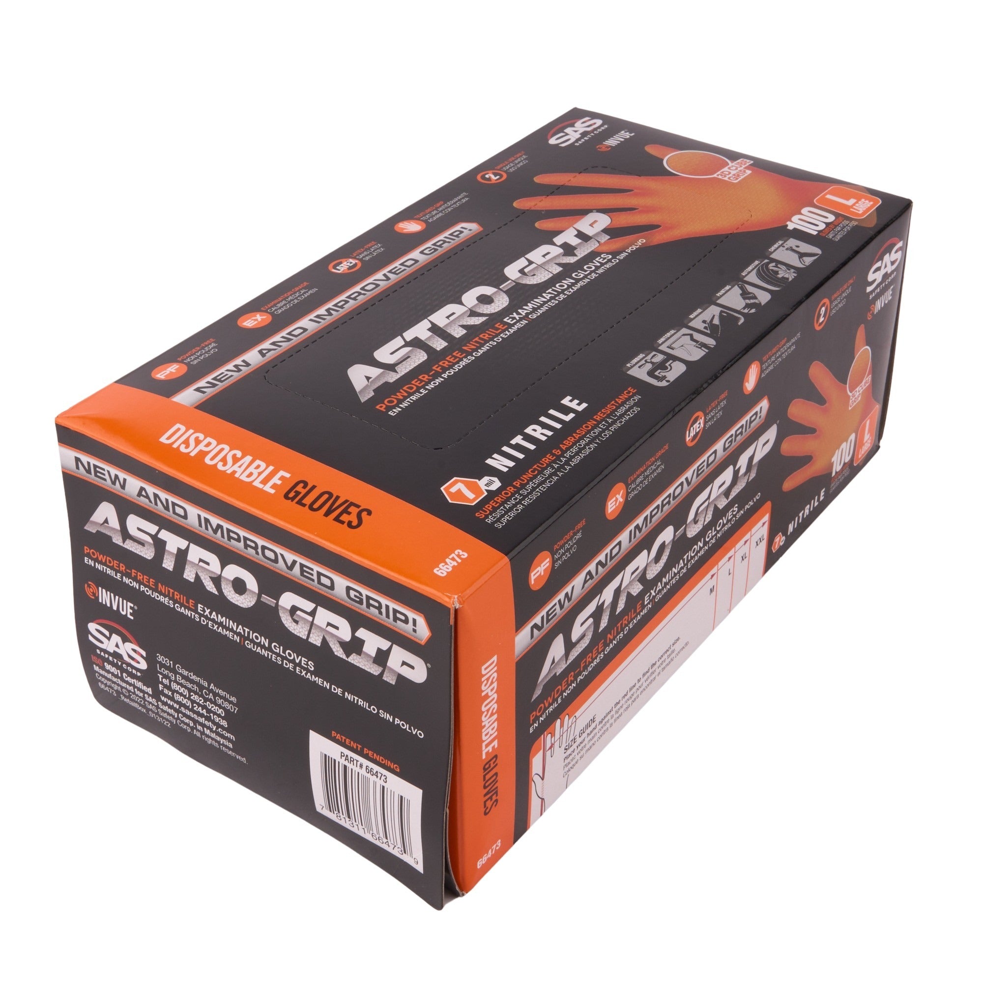 Astro-Grip Nitrile Disposable Glove Large