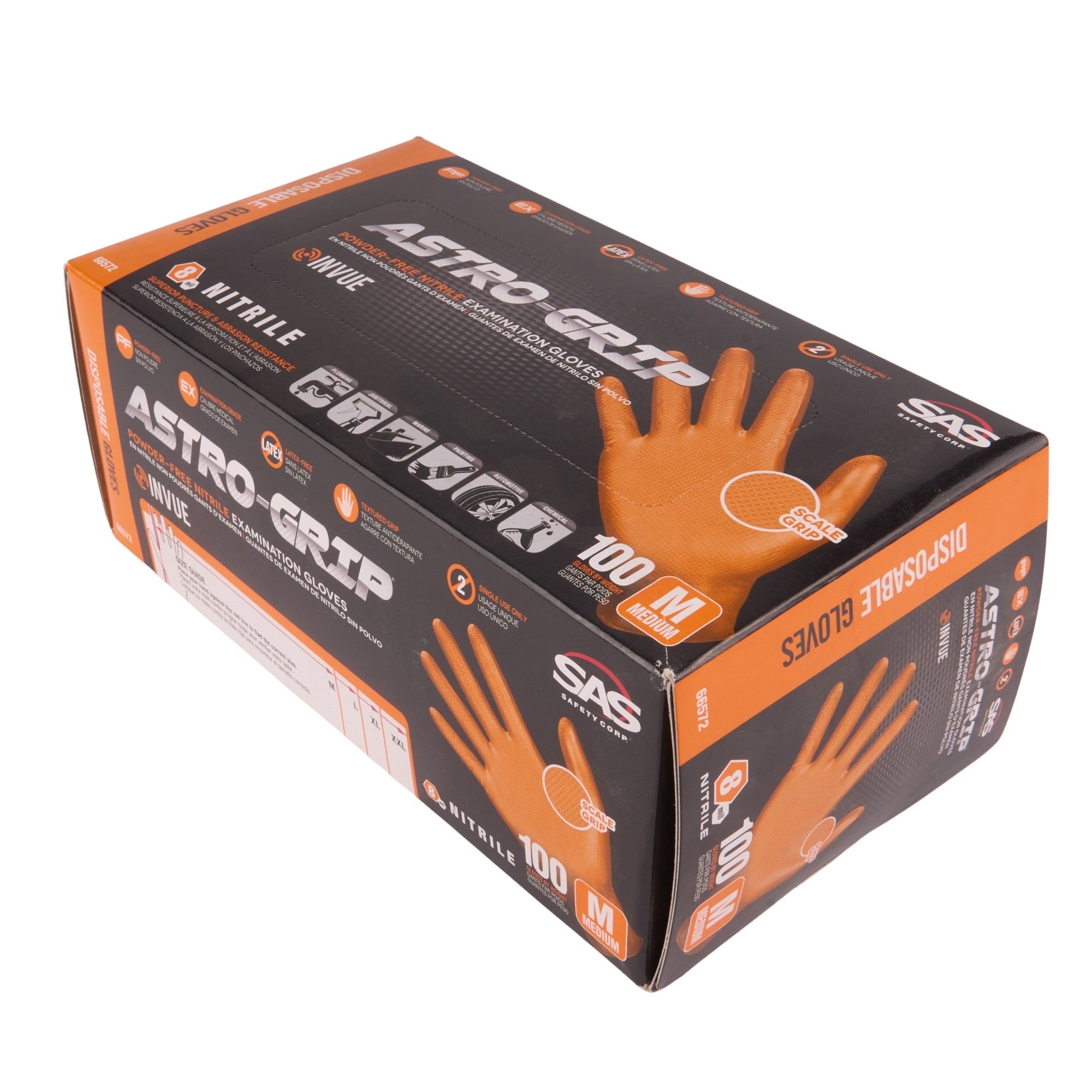 Astro-Grip Nitrile Disposable Glove Medium
