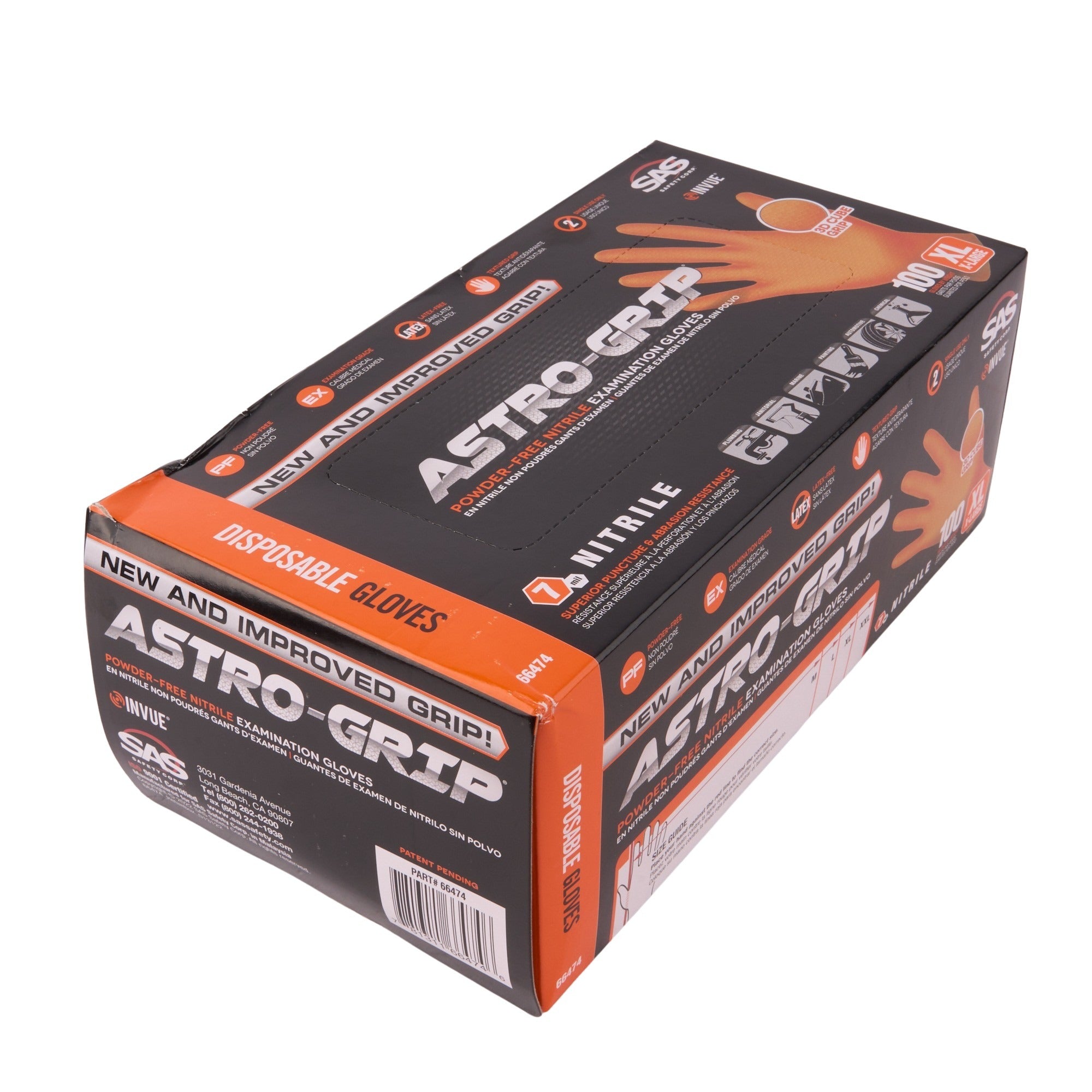 Astro-Grip Nitrile Disposable Glove Xl