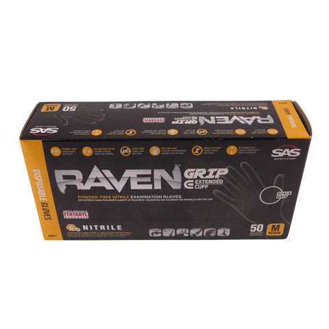 Raven Grip Extended Cuff Gloves - Medium