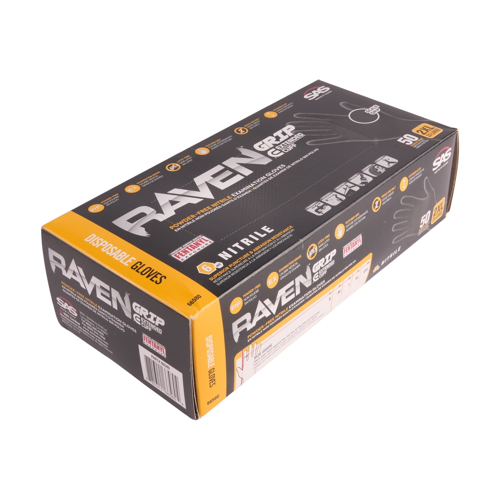 Raven Grip Extended Cuff Gloves - Extra Extra Large