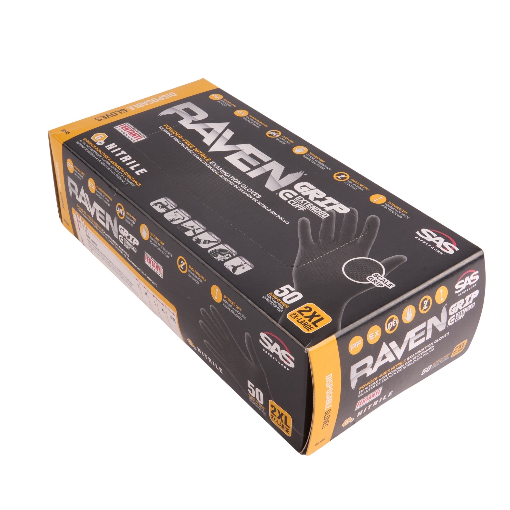 Raven Grip Extended Cuff Gloves - Extra Extra Large