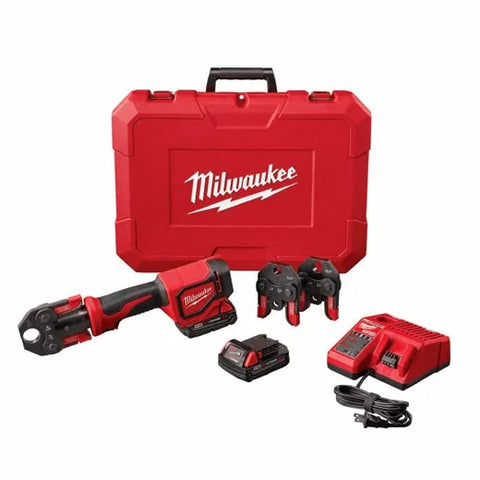 M18 Short Throw Crimp Tool Kit w/PEX Crimp Jaws 1/2", 3/4", 1"