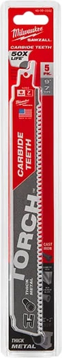 Milwaukee 9" Torch Carbine Teeth Metal Blade