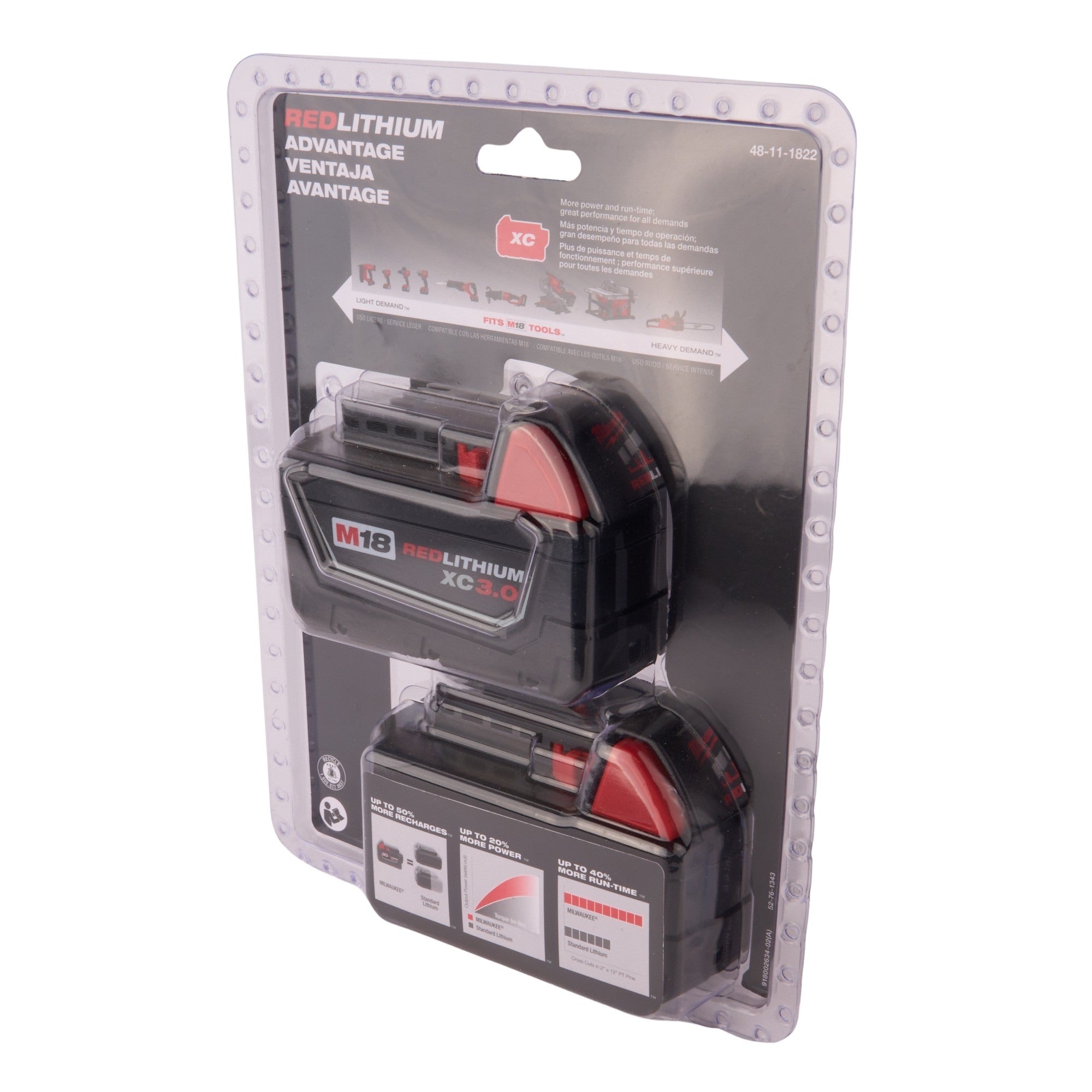 M18 REDLITHIUM High Capacity Battery (2 Pack)