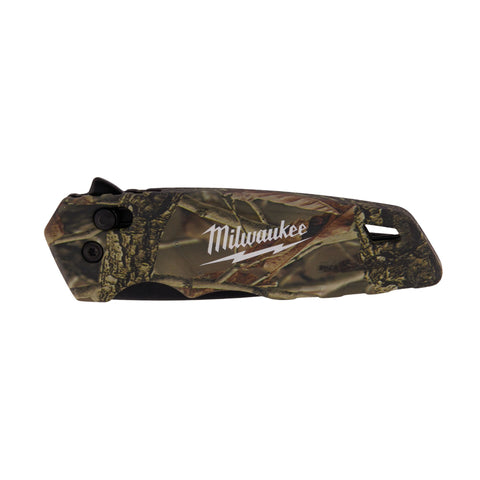 Fastback Camo Spring Assisted Folding Knife