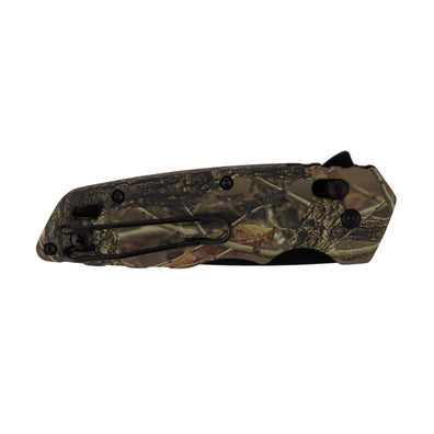 Fastback Camo Spring Assisted Folding Knife