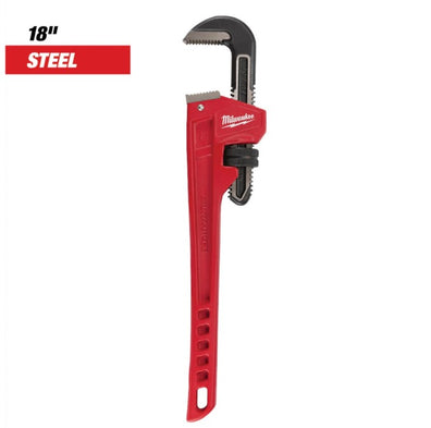 Llave para tubos de acero de 18"