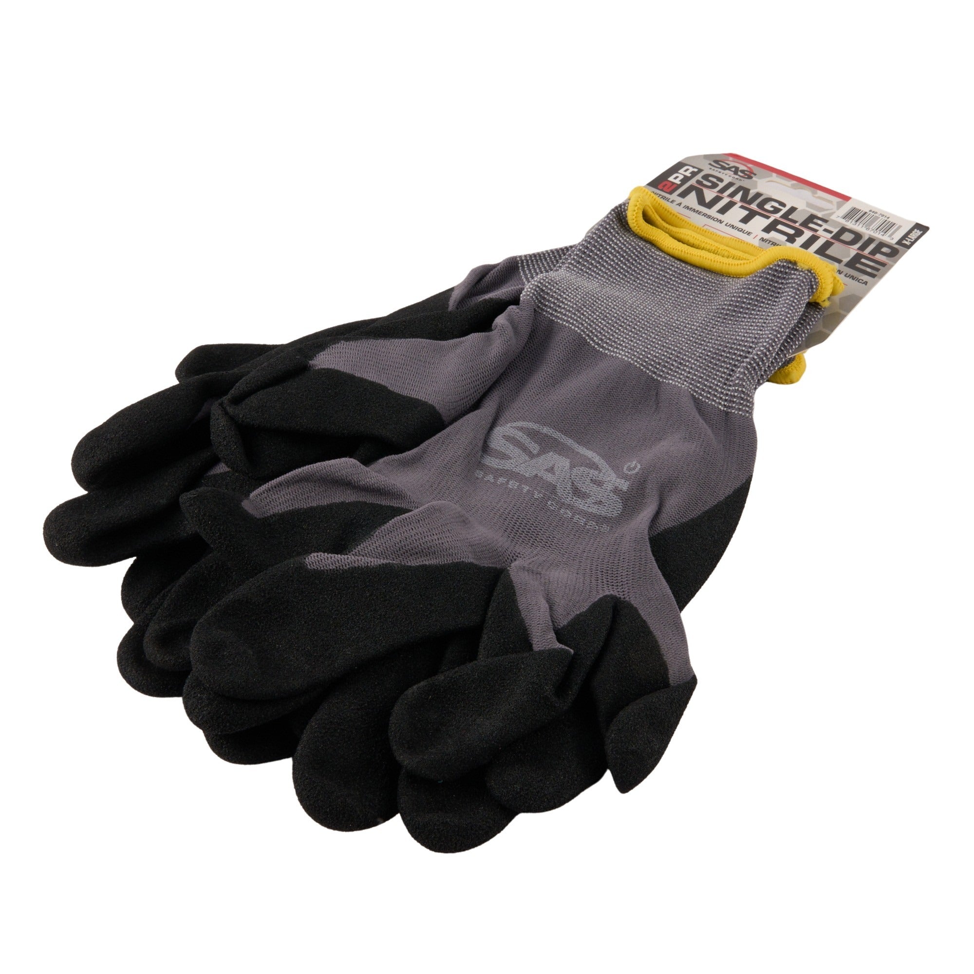 Single Dip Nitrile Palm W/ Sandy Finish Gloves - Xl