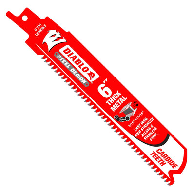 Diablo 6"Carbine Metal Cutting Blade 8Tpi - APEX Supply Co.