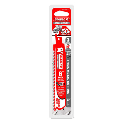 Diablo 6"Carbine Metal Cutting Blade 8Tpi - APEX Supply Co.