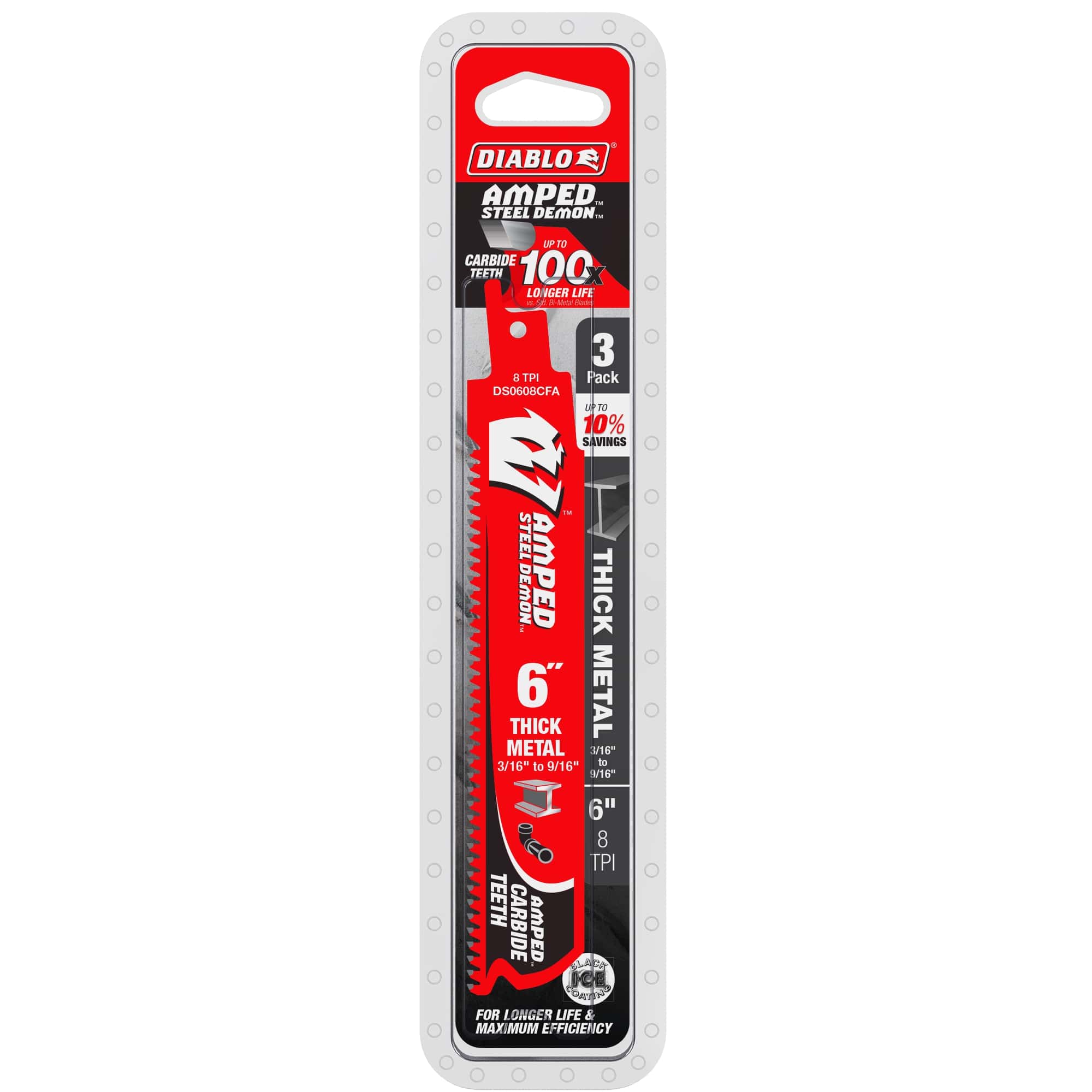 Diablo 6"Carbine Metal Cutting Blade 8Tpi - APEX Supply Co.