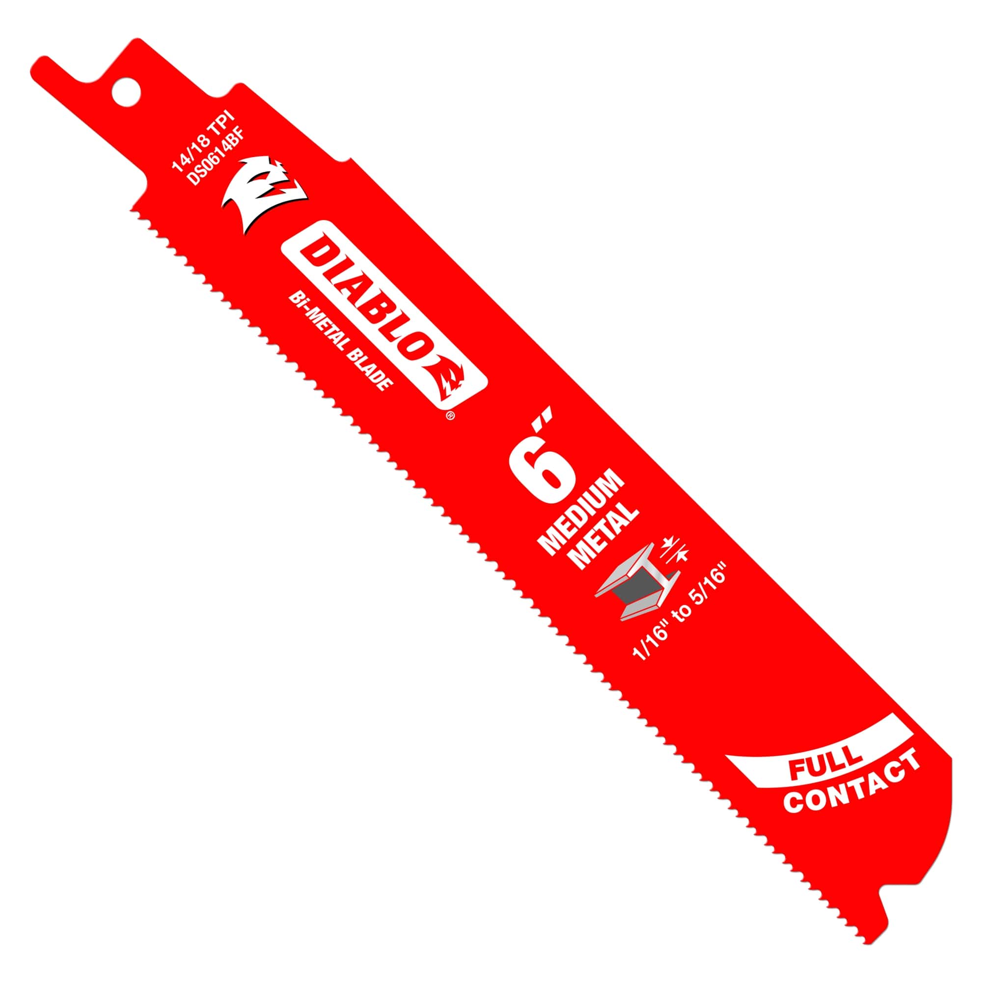 Diablo 6"Steel Demon Metal Cutting Blade 14/18Tpi