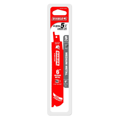 Diablo 6"Steel Demon Metal Cutting Blade 14/18Tpi