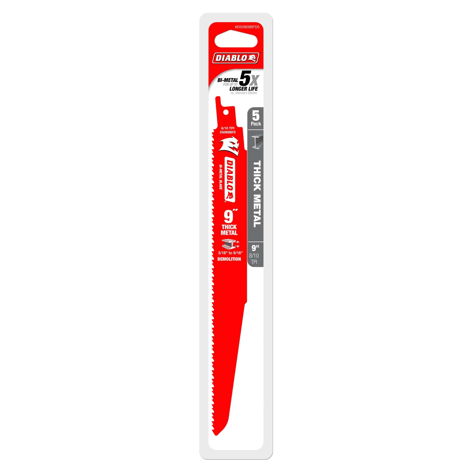 Diablo 9"Steel Demon Metal Demolition Blade 8/10Tpi
