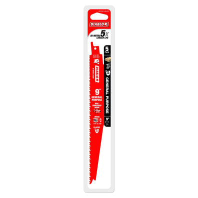 Diablo 9"Steel Demon General Purpose Blade 8/14Tpi