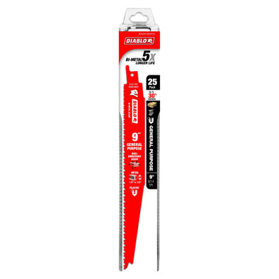 Diablo 9"Steel Demon General Purpose Blade 8/14Tpi