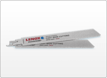 800RDG - 8" Diamond Reciprocating Blade, 1-pk (Cast Iron, Clay, and tural Stopne) - APEX Supply Co.