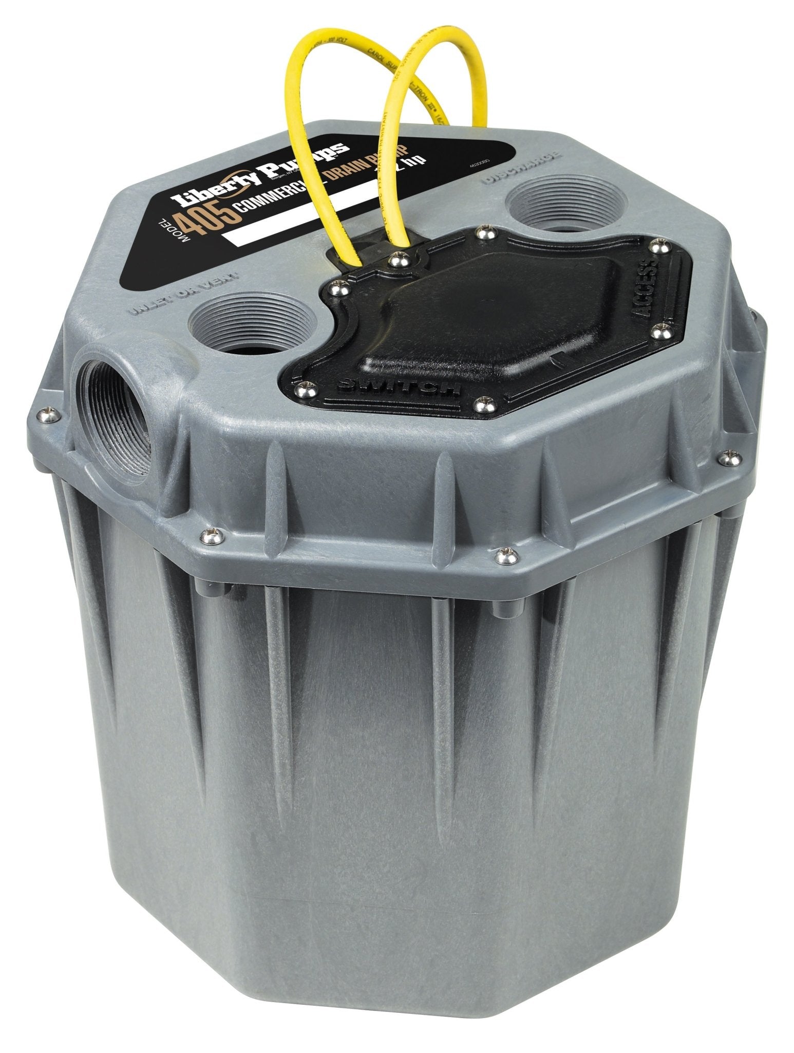 1/2 HP Commercial High Head Drain Pump - 230v - 10 ft Cord, 2" Connections - APEX Supply Co.