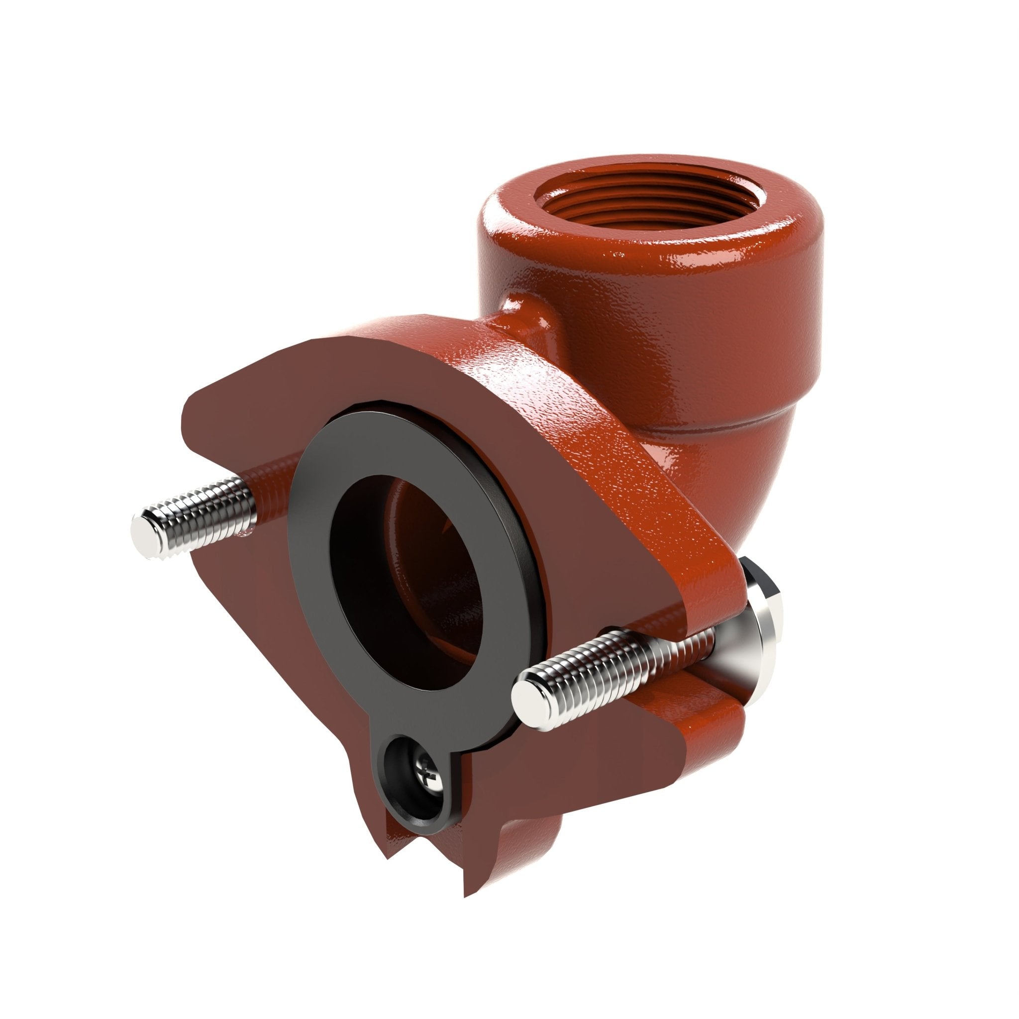 Flanged Elbow - 90° for LSG & LSGX Grinder Pumps - C.I. w/ Gasket & S.S. Bolts - APEX Supply Co.