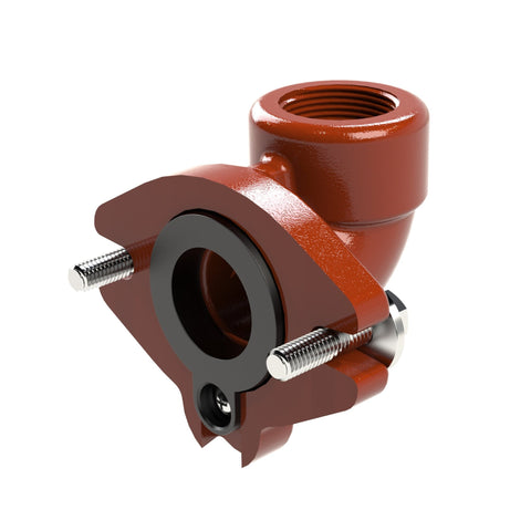 Flanged Elbow - 90° for LSG & LSGX Grinder Pumps - C.I. w/ Gasket & S.S. Bolts - APEX Supply Co.