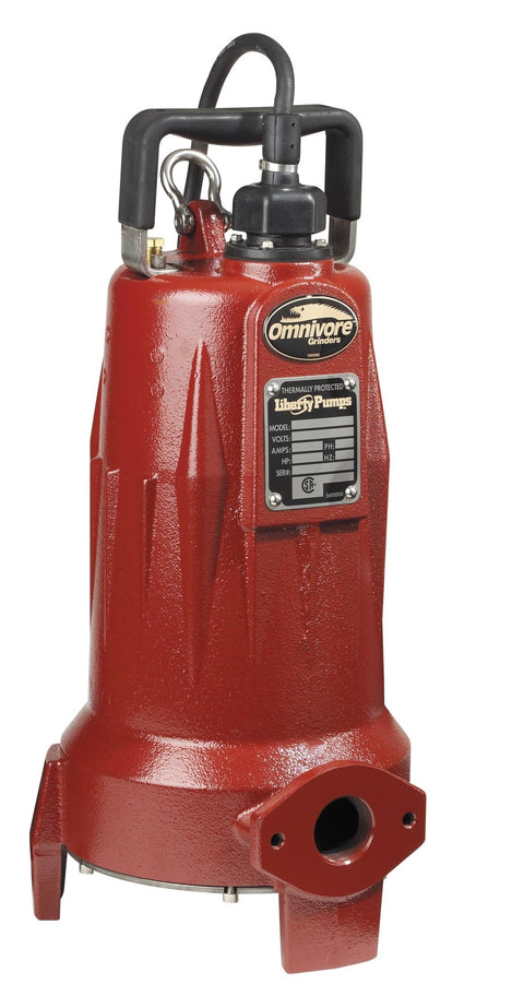 2 HP Manual Omnivore Grinder Pump - 208/230v - 25 ft Cord - APEX Supply Co.