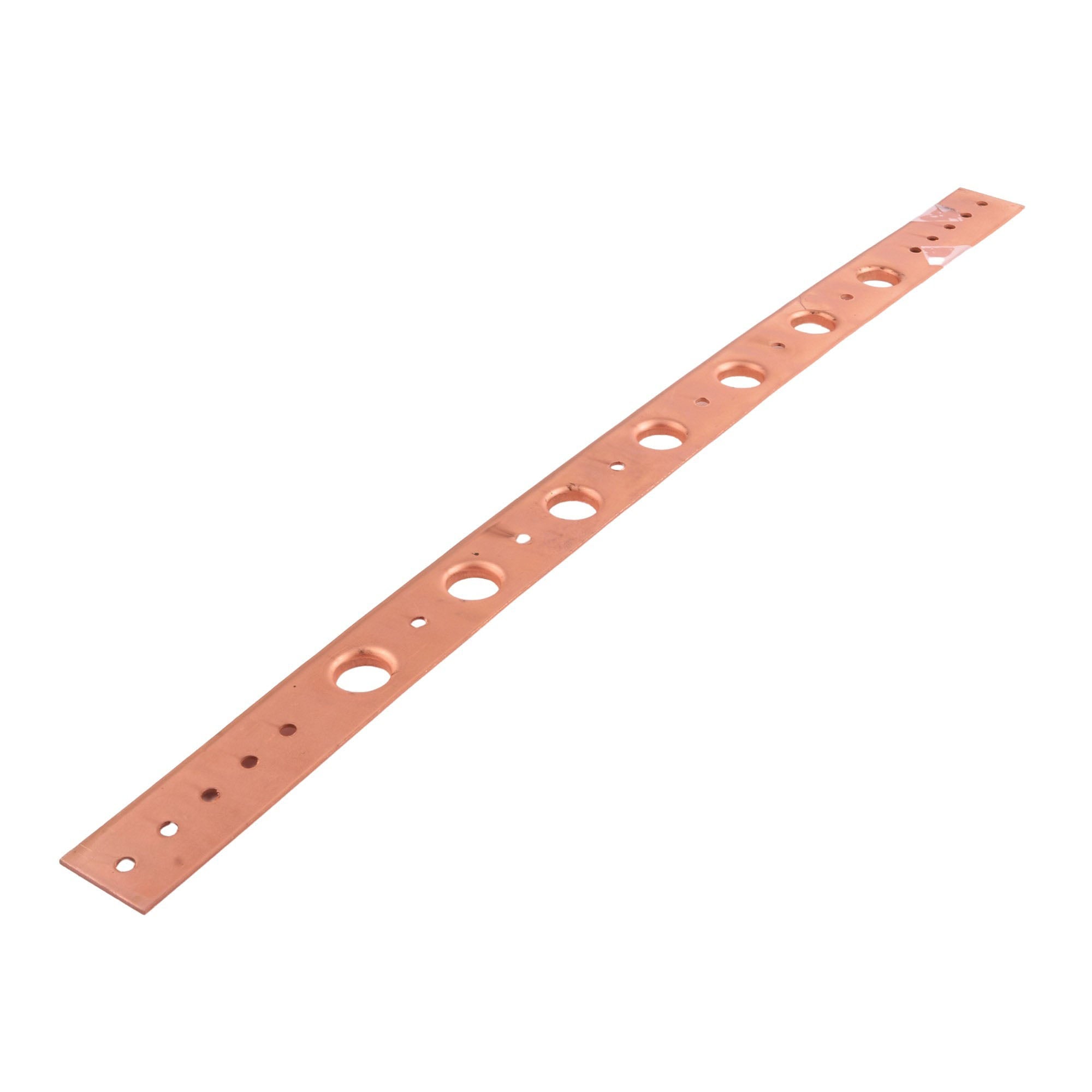 Copper Stub Bracket w/ extruded holes (20" Length) 1/2" x 20"