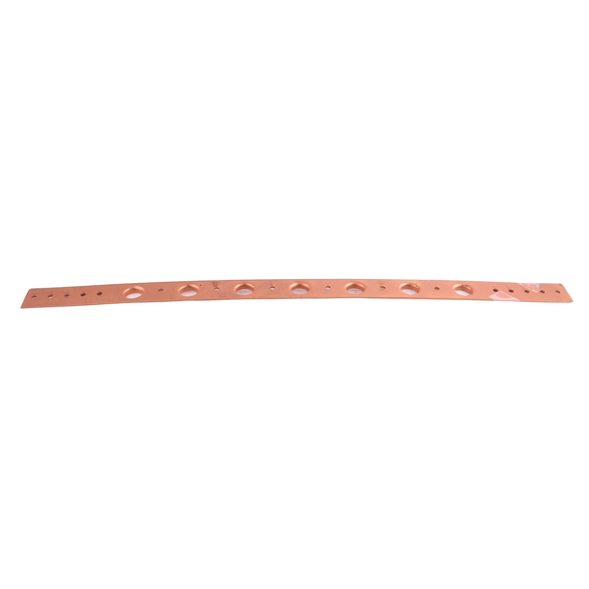 Copper Stub Bracket w/ extruded holes (20" Length) - APEX Supply Co.