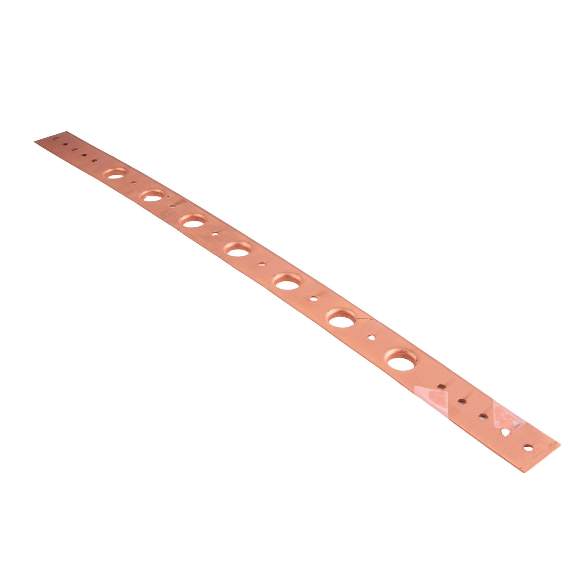 Copper Stub Bracket w/ extruded holes (20" Length) - APEX Supply Co.