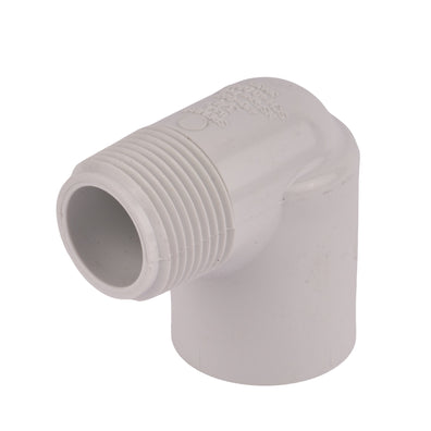 PVC Schedule 40 90° Street Elbow (Socket x MIP) 3/4"