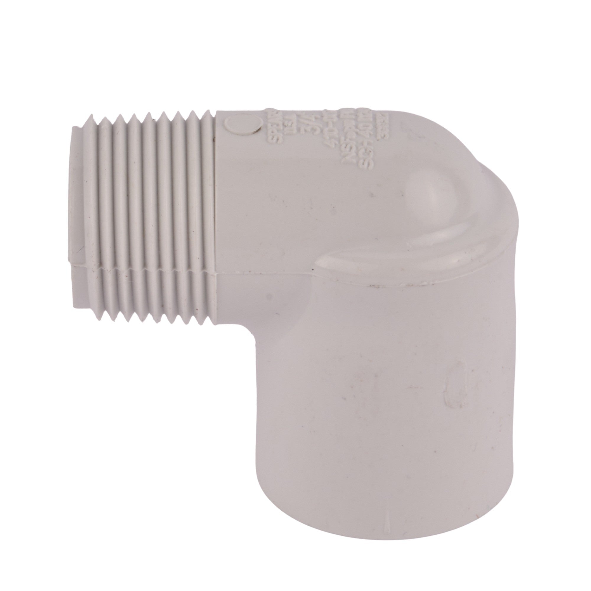 PVC Schedule 40 90° Street Elbow (Socket x MIP) 3/4"