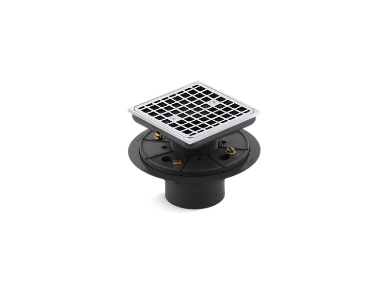 K - 9136 - Cp Kohler Grid Shower Drain Chrome - APEX Supply Co.