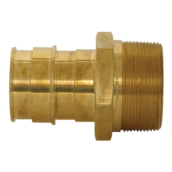 Uponor ProPEX Brass Male Threaded Adapter ProPEX x MNPT (Lead Free) 2"