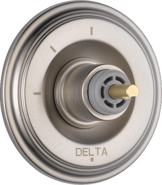 Delta Cassidy Three Function Diverter Valve Trim Less Rough - In Valve and Handles - Two Independent Positions, One Shared Position - APEX Supply Co.