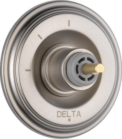 Delta Cassidy Three Function Diverter Valve Trim Less Rough - In Valve and Handles - Two Independent Positions, One Shared Position - APEX Supply Co.