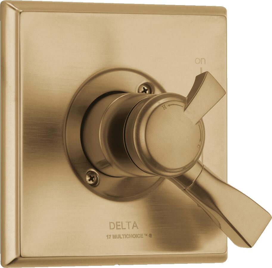 Delta Dryden Monitor 17 Series Dual Function Pressure Balanced Valve Trim Only with Integrated Volume Control - Less Rough - In Valve - APEX Supply Co.