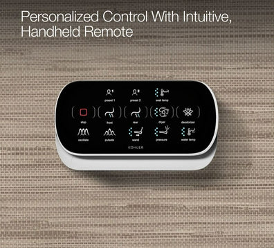 KOHLER C3 - 230 Elongated Bidet Seat with Heated Water, UV Self - Cleaning Wand & Touchscreen Remote - APEX Supply Co.