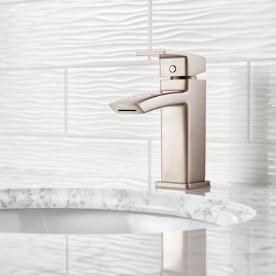 Pfister Kenzo Single Hole Bathroom Faucet with Metal Pop - Up Drain Assembly - APEX Supply Co.