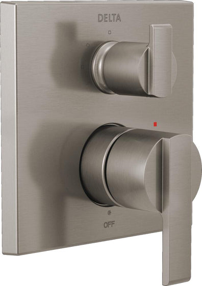 Delta Ara 14 Series Pressure Balanced Valve Trim with Integrated 3 Function Diverter for Two Shower Applications - Less Rough - In - APEX Supply Co.