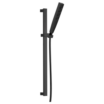 Delta Universal Showering 1.75 GPM Multi Function Hand Shower Package with Touch - Clean and H2Okinetic® Technologies - Includes Slide Bar and Hose - APEX Supply Co.