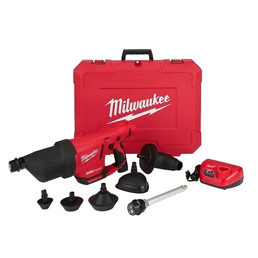 2572B21 Milwaukee M12 Airske Drain Cleaning Air Gun Kit - APEX Supply Co.