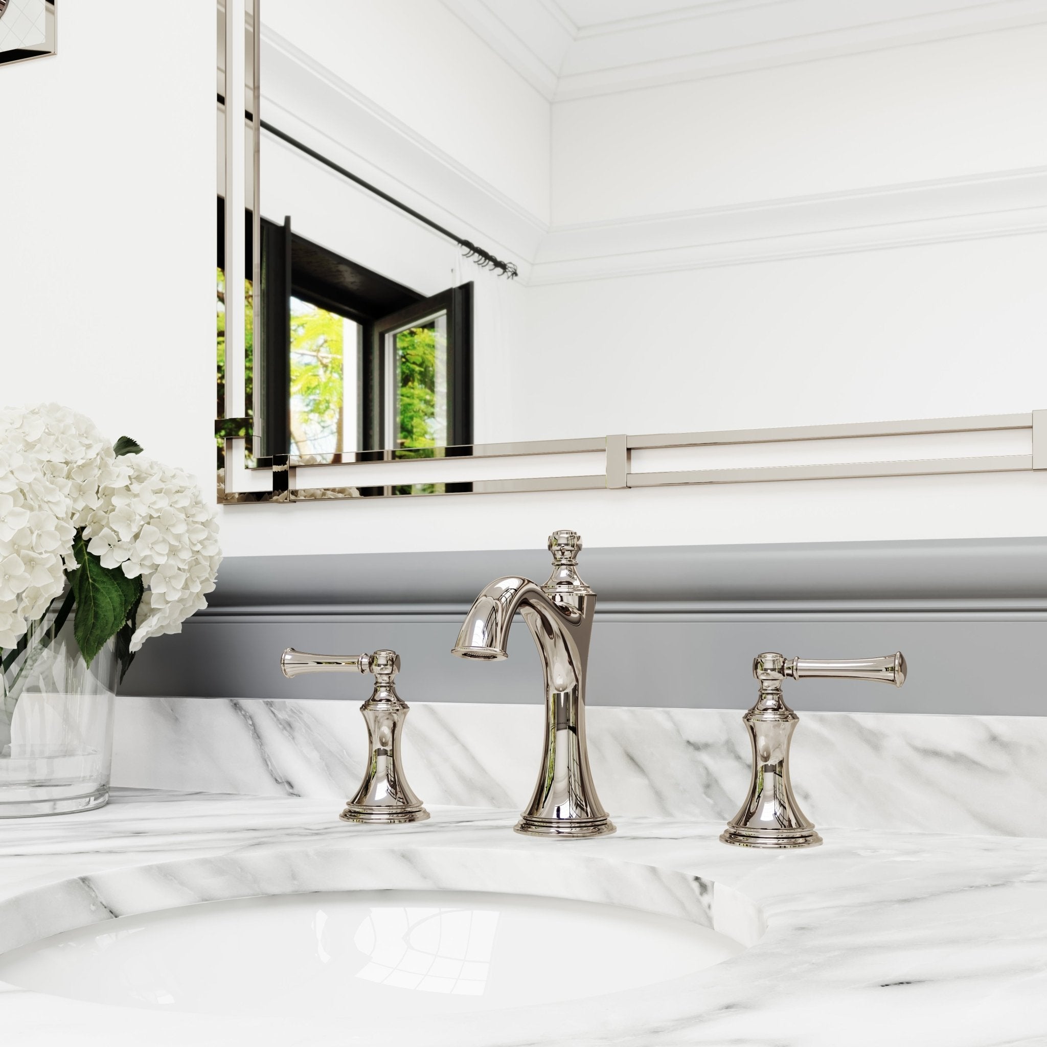 Pfister Tisbury Widespread Bathroom Faucet with Pop - Up Drain Assembly - APEX Supply Co.
