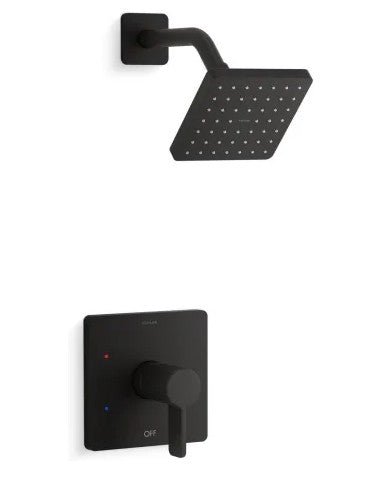 Kohler Parallel Shower Only Trim Package with 2.5 GPM Single Function Shower Head - APEX Supply Co.