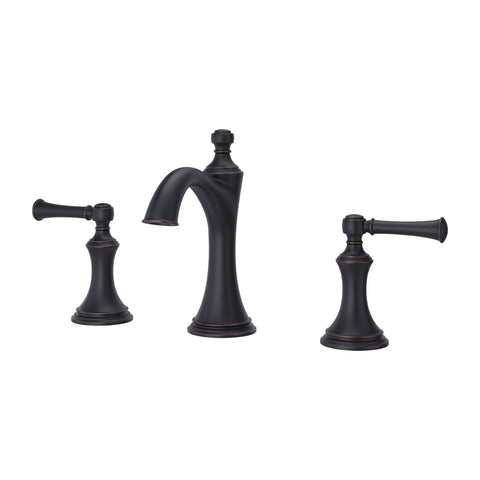 Pfister Tisbury Widespread Bathroom Faucet with Pop - Up Drain Assembly - APEX Supply Co.