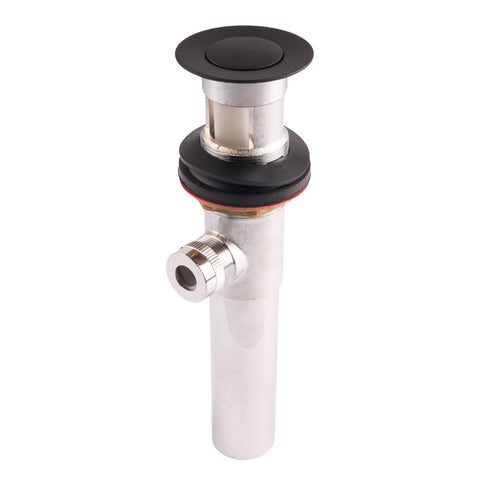 Mountain Plumbing Pop Up Drain Matte Black - APEX Supply Co.