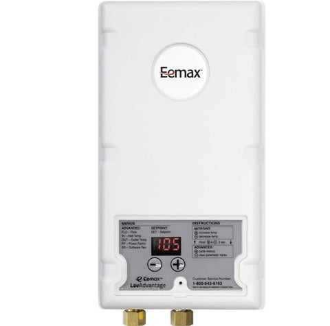 Eemax SPEX3512 FlowCo Electric Tankless Water Heater, 3.5kW, 120V, Single Phase, 29 Amps, Non - Thermostatic - APEX Supply Co.