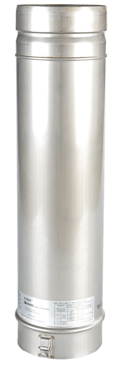 Noritz 4"X 12" Str Vent Pipe - APEX Supply Co.