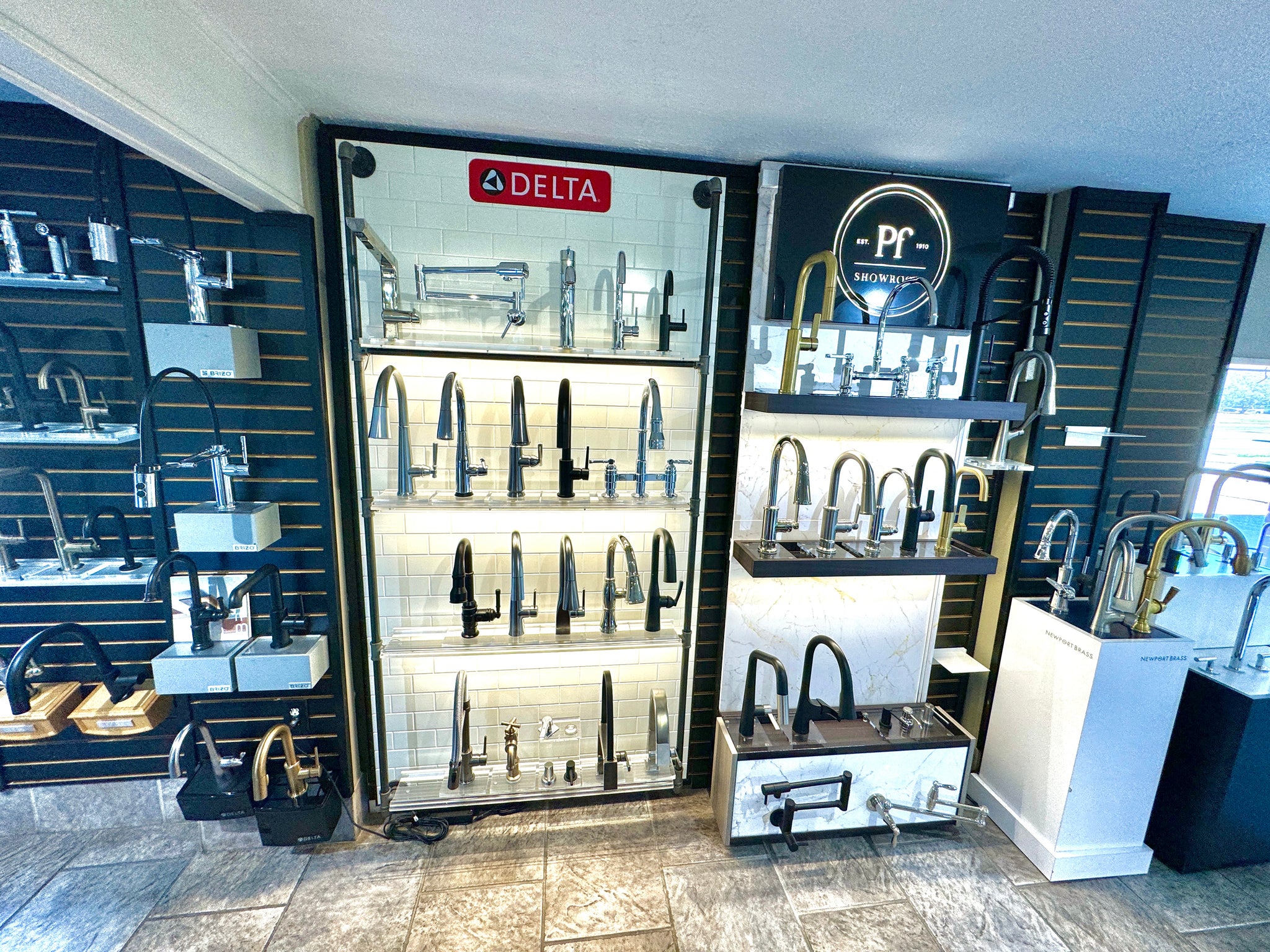Faucets in our Kitchen and Bath Showroom